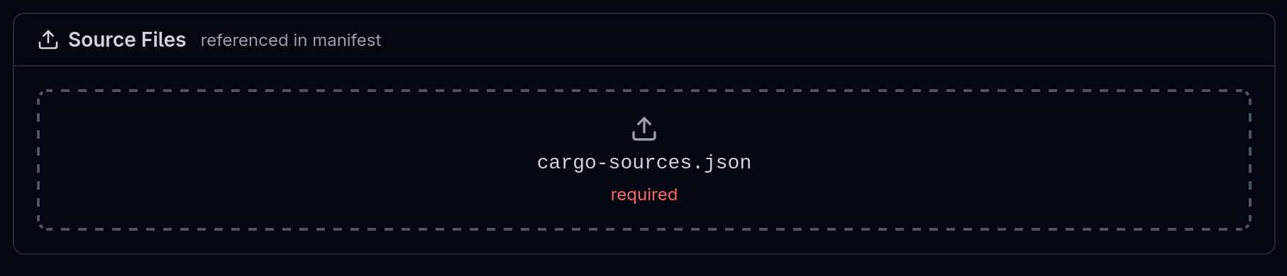 Submitting additional source files